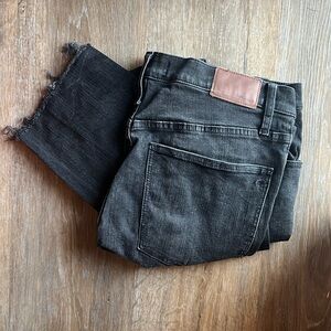 Black wash denim Madewell Jeans